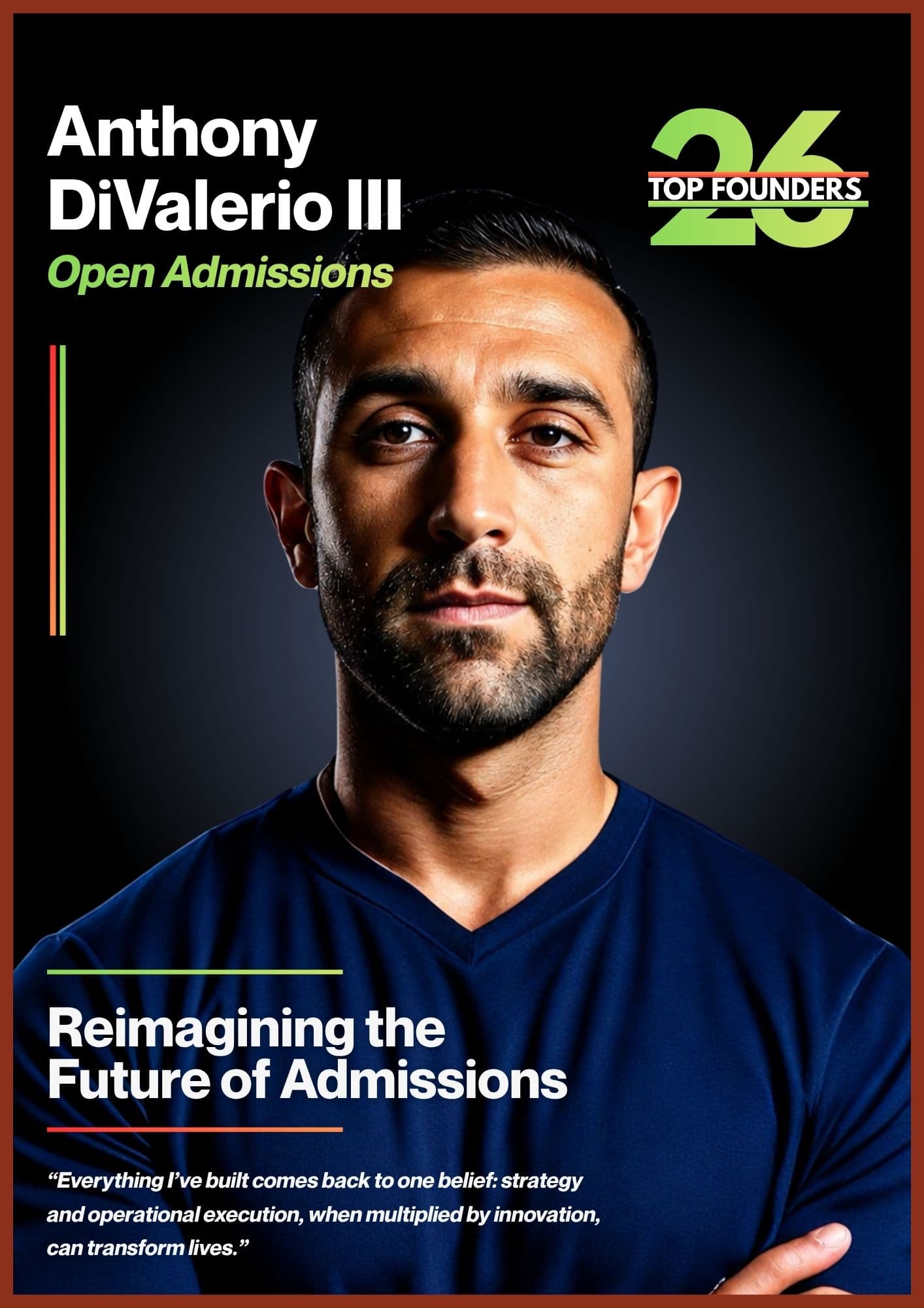 Anthony DiValerio III — Open Admissions