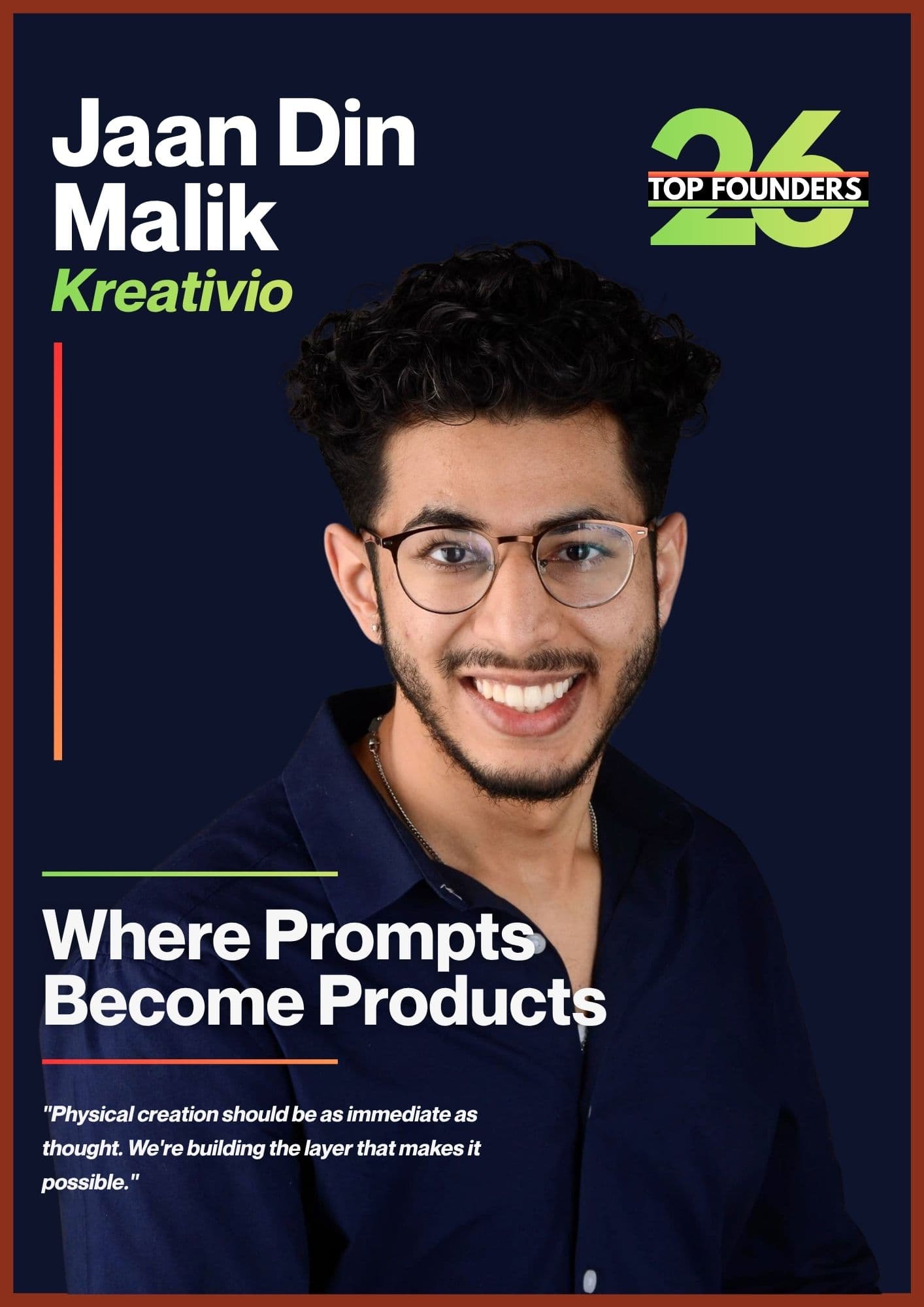 Jaan Din Malik — Kreativio